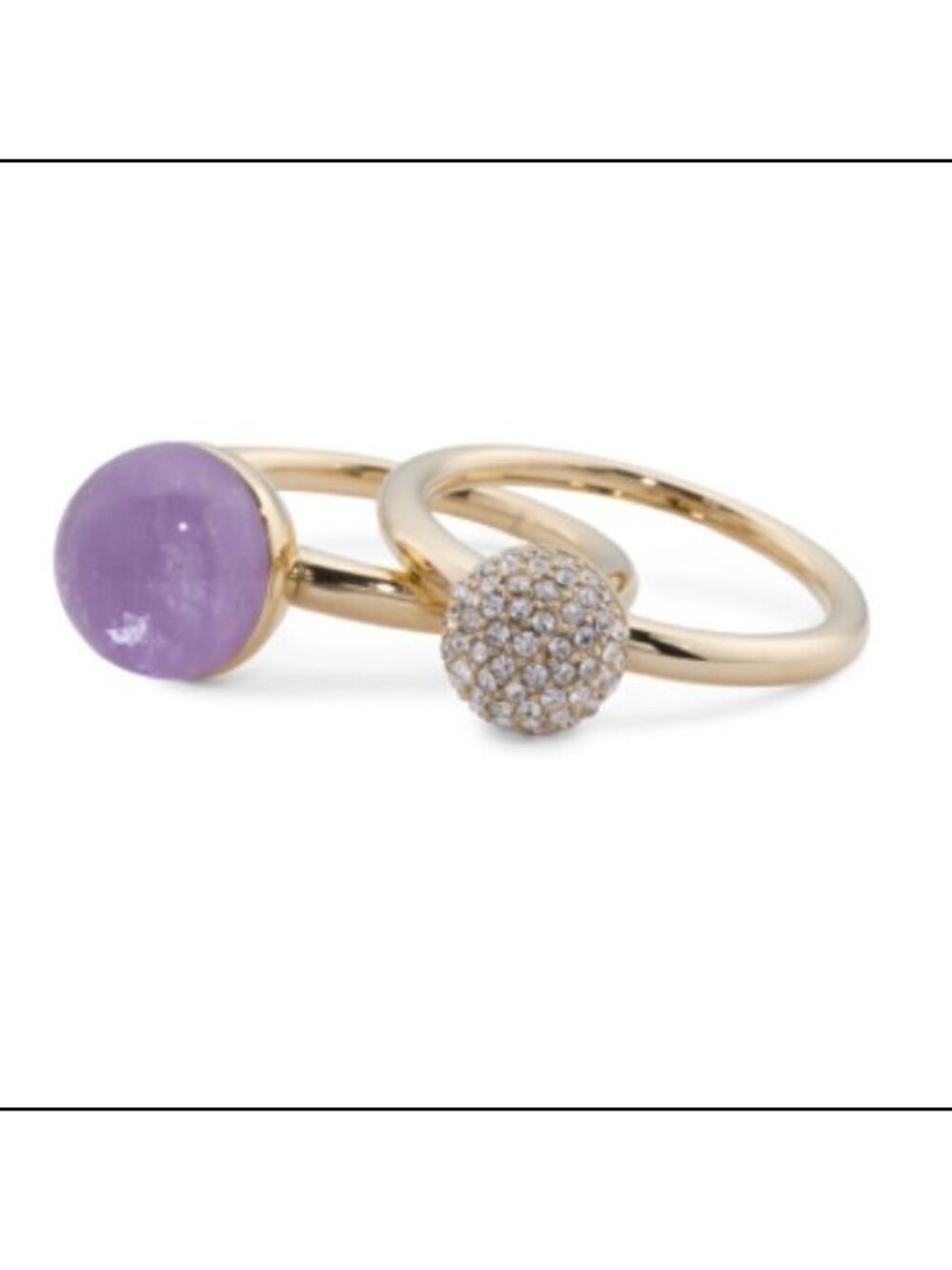 Michael Kors Double Stackable Rings NWT